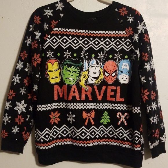marvel xmas sweater